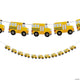 Guirnalda de tejido de autobús escolar 9 ′ x 5 ″