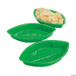 Fun Express Palm Leaf Serving Trays (12 count)