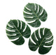 Grandes hojas artificiales de Monstera 13″ (12 unidades)