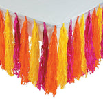 Fun Express Party Supplies Fiesta Party Fringe Table Skirt