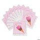 Ice Cream Beverage Napkins 5″ (16 count)