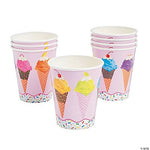 Fun Express Party Supplies Ice Cream Cups 9oz (8 count)