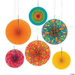 Fun Express Party Supplies Lets Fiesta! Paper Fans (6 count)