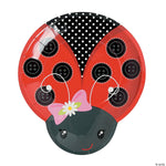 Fun Express Party Supplies Little Ladybug Paper Dinner Plates 9″ (8 count)