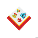 Fun Express Party Supplies Mini Monster Bev Napkins