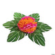 Flor de decoración de mesa de hoja de palma