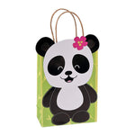 Fun Express Party Supplies Panda Party Kraft Bags (12 count)