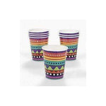 Fun Express Party Supplies Paper Fiesta 9oz Cups (8 count)