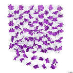 Fun Express Party Supplies Purple & White Flower Leis (12 count)