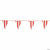 Fun Express Party Supplies Red & White Pennant Banner