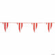 Red & White Pennant Banner