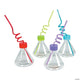 Science Party Cups Straw (8 count)