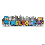 Fun Express Party Supplies Superhero Welcome Banner