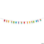 Fun Express Popsicle Party Garland 4.5″ x 7′