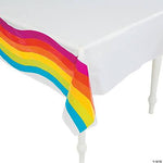 Fun Express Rainbow Party Table Cover