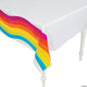 Cubierta de mesa de plástico Rainbow Party