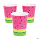 Tutti Frutti Sandía Vasos de 9oz (8 unidades)