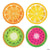 Fun Express Tutti Frutti Assorted Plates 7″ (8 count)