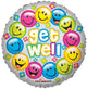 Get Well Colorful Smiles 18″ Balloon