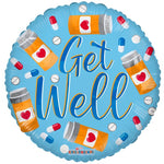 Get Well Pills 18″ Foil Balloon by Convergram from Instaballoons