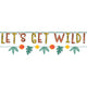 Get Wild Birthday Banner Kit