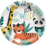 Get Wild Birthday Round Plates 9″ by Amscan from Instaballoons
