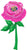 Giant Pink Flower 62″ Foil Balloon by Anagram from Instaballoons