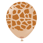 Giraffe Animal Print Desert Sand 12″ Latex Balloons by Kalisan from Instaballoons