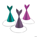 Glitter Mermaid Cone Hats by Fun Express from Instaballoons