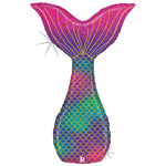Glitter Mermaid Tail 46″ Foil Balloon by Betallic from Instaballoons