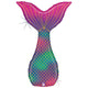 Glitter Mermaid Tail 46″ Balloon