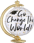 Go Change The World Graduation 23″ Foil Balloon by Anagram from Instaballoons