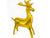 Gold Deer 28″ Foil Balloon by Winner Party from Instaballoons