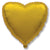 Gold Heart 65″ Foil Balloon by Imported from Instaballoons