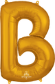 Gold Letter B 34″ Balloon