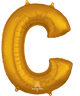 Gold Letter C 34″ Balloon