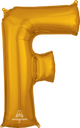 Gold Letter F 34″ Balloon