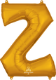 Gold Letter Z 34″ Balloon