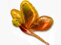 Gold Red Dragonfly 31″ Foil Balloon by Winner Party from Instaballoons