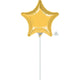 Gold Star (requires heat-sealing) 9″ Balloons (10 count)