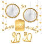 Golden Age Birthday 30th Room Decoration Kit by Amscan from Instaballoons