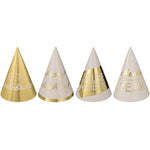 Golden Age Birthday Mini Foil Cone Hats by Amscan from Instaballoons
