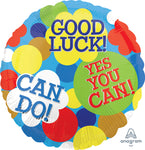 Good Luck! You Can Do It! 18″ Foil Balloon by Anagram from Instaballoons