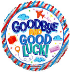 Goodbye and Good Luck 18″ Foil Balloon by Convergram from Instaballoons