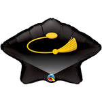 Grad Cap Graduation 21″ Foil Balloon by Qualatex from Instaballoons