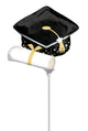Graduation Cap & Diploma 14″ Balloon