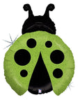 Green Ladybug 27″ Foil Balloon by Betallic from Instaballoons