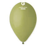 Green Olive 12″ Latex Balloons by Gemar from Instaballoons