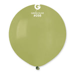 Green Olive 19″ Latex Balloons by Gemar from Instaballoons
