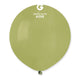 Globos de látex verde oliva de 19″ (25 unidades)